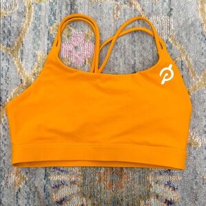 Peloton Vibrant Orange Sports Bra